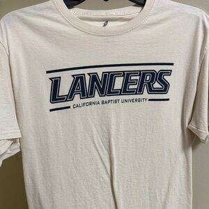 California Baptist Lancers Cream T-Shirt